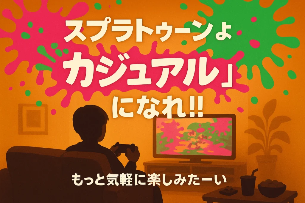 スプラトゥーンよ「カジュアル」になれ!!